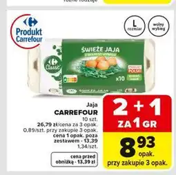 Carrefour Jaja CARREFOUR 10 szt oferta