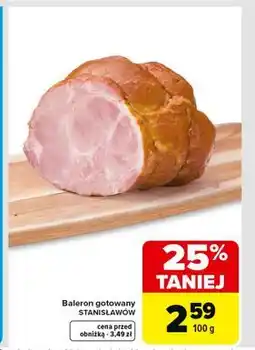 Carrefour Baleron gotowany Stanisławów oferta