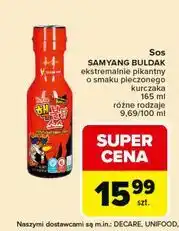 Carrefour Sos SAMYANG BULDAK 150 g, różne rodzaje oferta