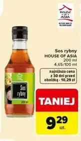 Carrefour Sos rybny HOUSE OF ASIA kokosowe 45/60 ml oferta