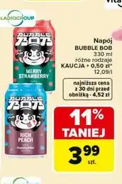 Carrefour Napój BUBBLE BOOM MERY STRAWBERRY oferta
