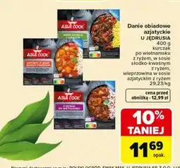 Carrefour Danie obiadowe azjatyckie U JĘDRUSIA oferta