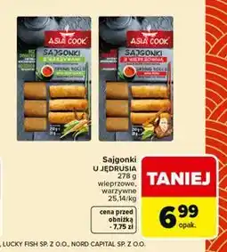 Carrefour Sajgonki U JĘDRUSIA 278g warzywne oferta