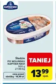 Carrefour Śledzie po wolińsku KAPITAN NAVI oferta
