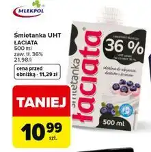 Carrefour Śmietanka UHT Łaciata 36% oferta