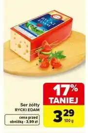 Carrefour Ser żółty RYCKI EDAM oferta