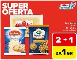 Carrefour Sery żółte tarte (różne rodzaje) oferta