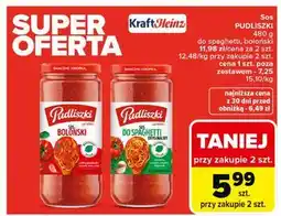 Carrefour Sos Pudliszki (bolognese, do spaghetti) oferta
