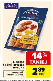 Carrefour Kiełbasa z piersi kurczaka MORLINY oferta