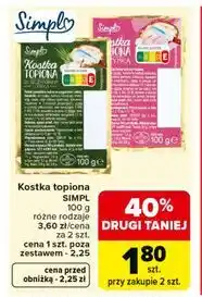 Carrefour Kostka topiona SIMPLE oferta