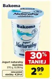 Carrefour Jogurt naturalny Bakoma oferta