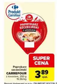 Carrefour Paprykarz szczeciński CARREFOUR z łososiem oferta