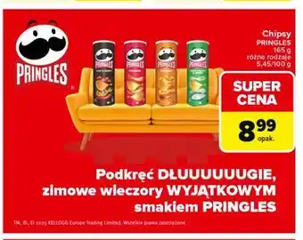 Carrefour Chipsy PRINGLES oferta