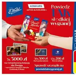 Carrefour Ptasie Mleczko Wedel (konkurs) oferta