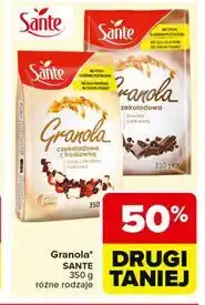 Carrefour Granola SANTE 350 g, różne rodzaje oferta