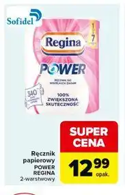 Carrefour Ręcznik papierowy POWER REGINA oferta
