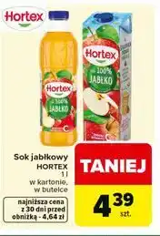 Carrefour Sok jabłkowy Hortex (karton 1L, butelka) oferta