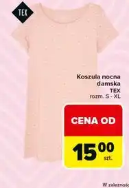 Carrefour Koszula nocna damska TEX oferta