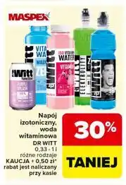 Carrefour Napój izotoniczny, woda witaminowa DR WIT oferta