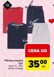 Carrefour Piżama męska TEX oferta
