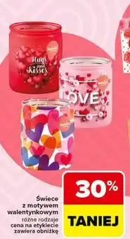 Carrefour Świece z motywem walentynkowym oferta