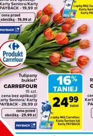 Carrefour Tulipany bukiet CARREFOUR 15 szt oferta