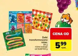 Carrefour Żelki transformowane Vidal oferta