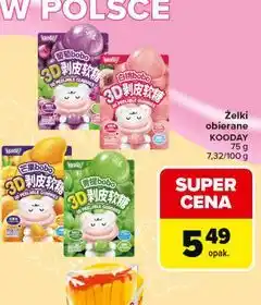 Carrefour Żelki obierane KOODAY oferta