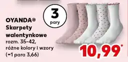 Kaufland OYANDA Skarpety walentynkowe oferta