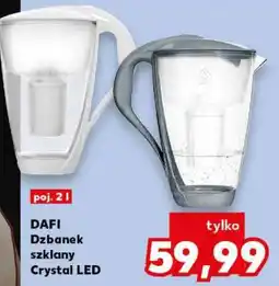 Kaufland DAFI Dzbanek szklany Crystal LED oferta