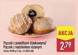 ALDI Pączek z powidłami śliwkowymi / Pączek z nadzieniem różanym oferta