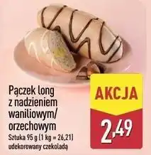 ALDI Pączek long z nadzieniem waniliowym/orzechowym oferta