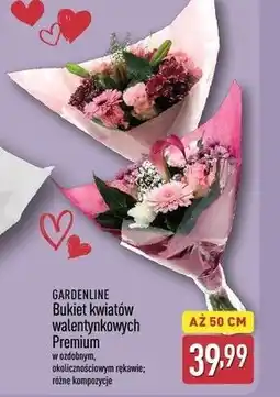 ALDI GARDENLINE Bukiet kwiatów walentynkowych Premium (do 50 cm) oferta