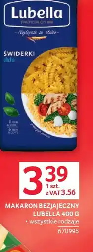 Selgros Lubella Makaron Swiderki oferta
