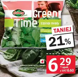 Selgros Eisberg Szpinak baby myty oferta