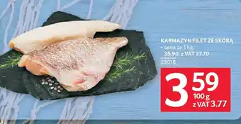 Selgros Karmazyn filet ze skórą oferta