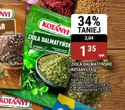bi1 Zioła dalmatyńskie kotanyi oferta