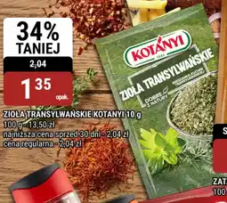bi1 Zioła transylwańskie kotanyi oferta