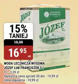 bi1 Woda lecznicza wysowa józef lub franciszek oferta