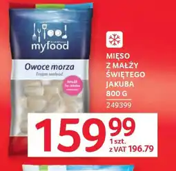 Selgros myfood Mięso z małży Swiętego Jakuba oferta