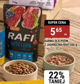 bi1 Karma dla psów z jagnięciną rafi oferta