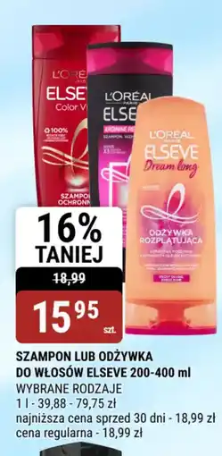 bi1 Szampon lub odżywka do włosów elseve oferta