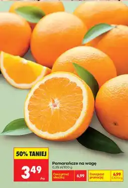 Biedronka Pomarańcze na wagę oferta