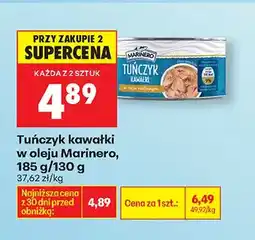 Biedronka Tuńczyk kawałki w oleju oferta