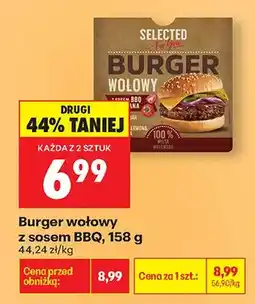 Biedronka Burger wołowy z sosem BBQ oferta