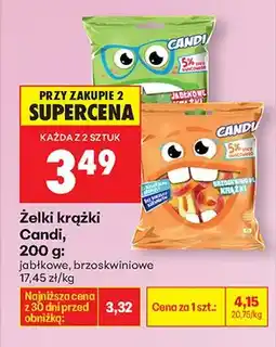 Biedronka Żelki krążki jabłkowe oferta