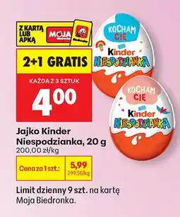 Biedronka Jajko Niespodzianka oferta