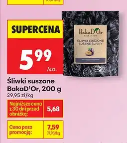 Biedronka Śliwki suszone oferta