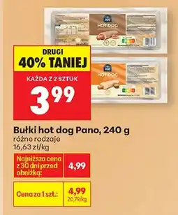 Biedronka Bułki hot dog różne rodzaje oferta