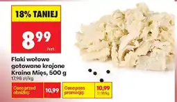 Biedronka Flaki wołowe gotowane krojone Kraina Mięs oferta
